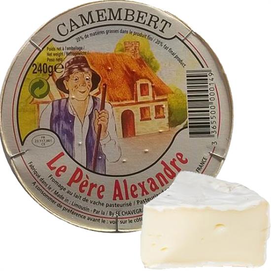 Camembert le pere alexandre 240 gr.(ct=12pz)