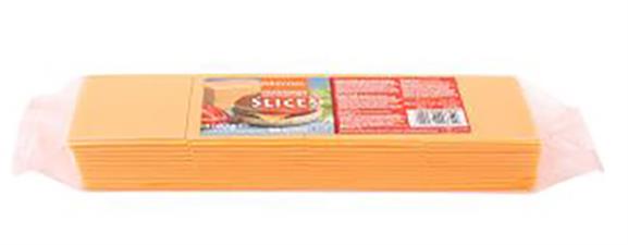 Burgerslices with red cheddar 1.082 kg (ct=9pz)