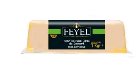 Bloc foie gras canard morceaux 1 kg