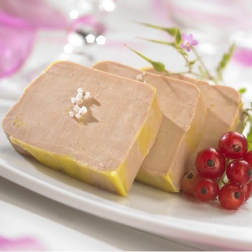 Bloc foie gras canard morceaux 1 kg