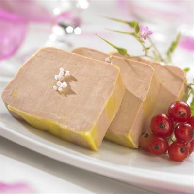 Bloc foie gras canard morceaux 1 kg