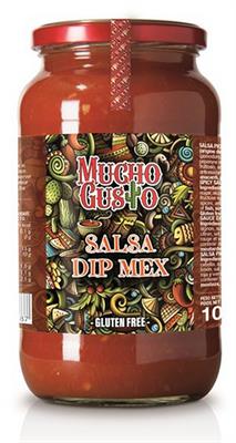 Salsa dip mex mucho gusto 1070 gr in vetro