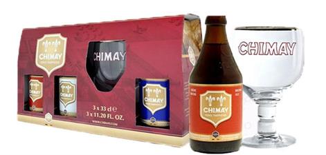 Cadeau composto da 3bt chimay trilogy da 33ml+1b