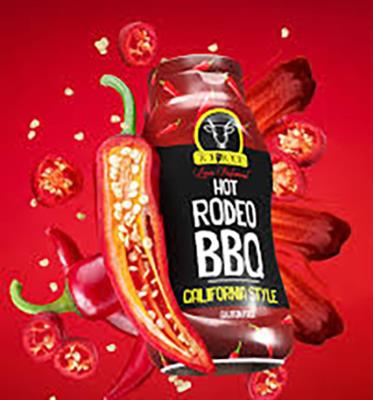 Salsa hot rodeo bbq squeezer 550 gr