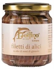 Filetti di alici Delfino sott'olio in vaso da 580ml