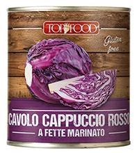 Cavolo cappuccio rosso marinato latta 800 gr