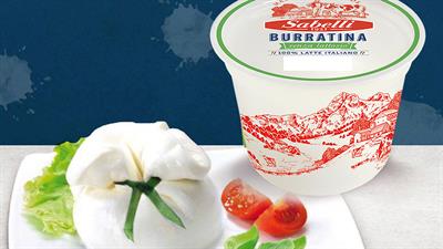 Burratina senza lattosio 125gr Take away Sabelli (Ct=8pz)