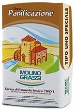 Farina g.ten tipo 1 Speciale Molino Grassi 25 Kg
