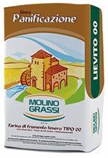Farina g.ten 0 Lievito Molino Grassi 25 kg