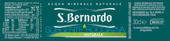 Acqua San Bernardo naturale in bottiglia VAR 50cl (24x50cl)