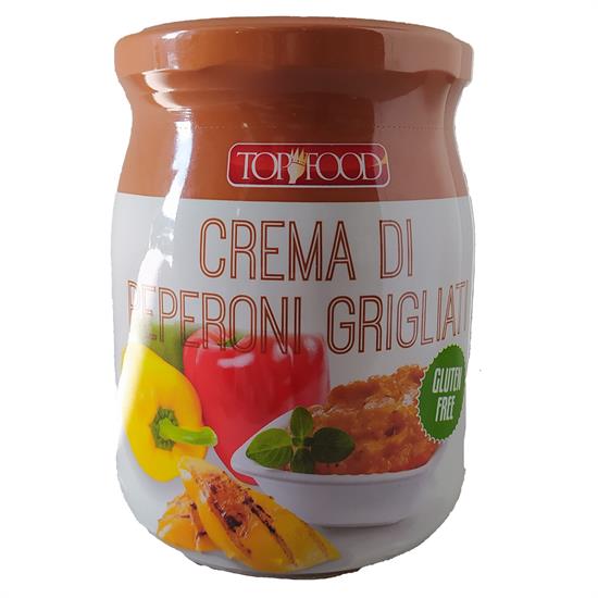 Crema peperoni grigliati in vaso vetro 500 gr