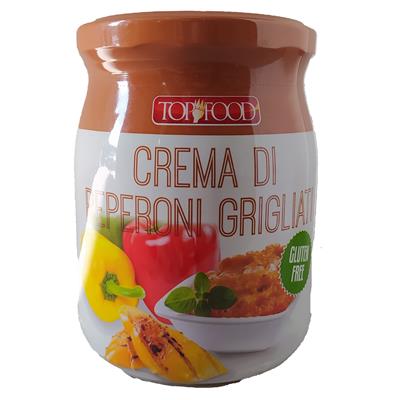 Crema peperoni grigliati in vaso vetro 500 gr