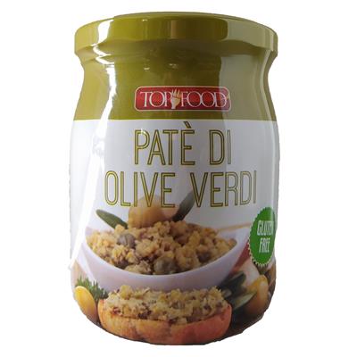 Patè olive verdi in vaso vetro 520 gr