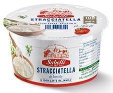 Stracciatella di burrata Sabelli 140 gr (ct=8pz)
